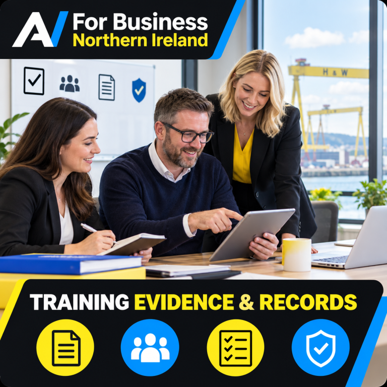 AI literacy training records and evidence for Northern Ireland businesses.